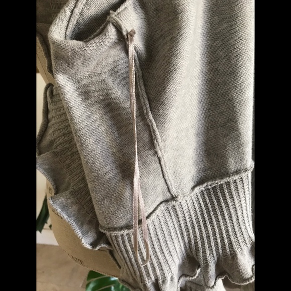 INC INTERNATIONAL CONCEPTS Elongated Bolero-like Light Gray Sweater OSFM Tag: XL - Picture 7 of 7